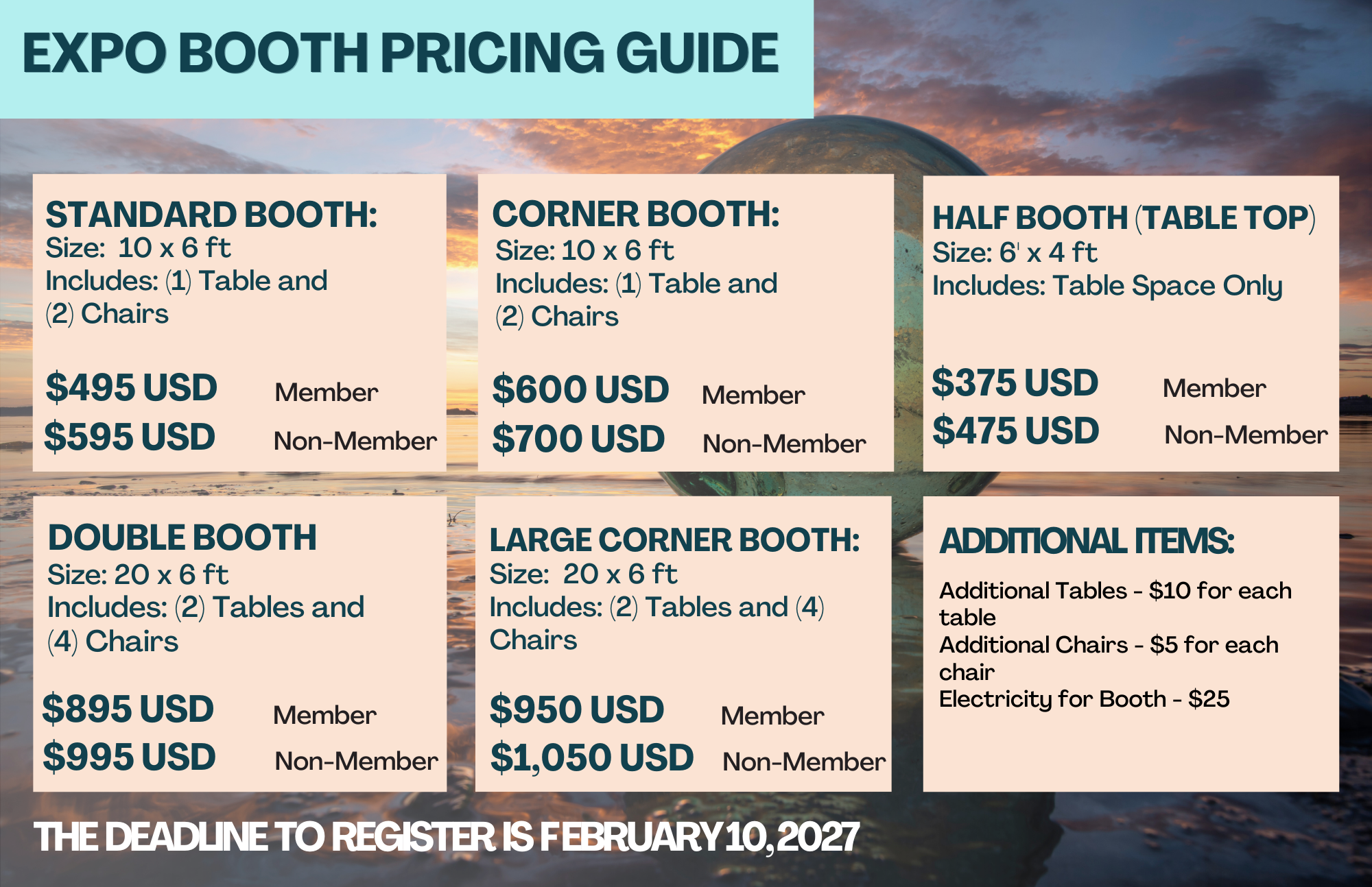 Kodiak Chamber of Commerce | Booth Pricing Guide 2027